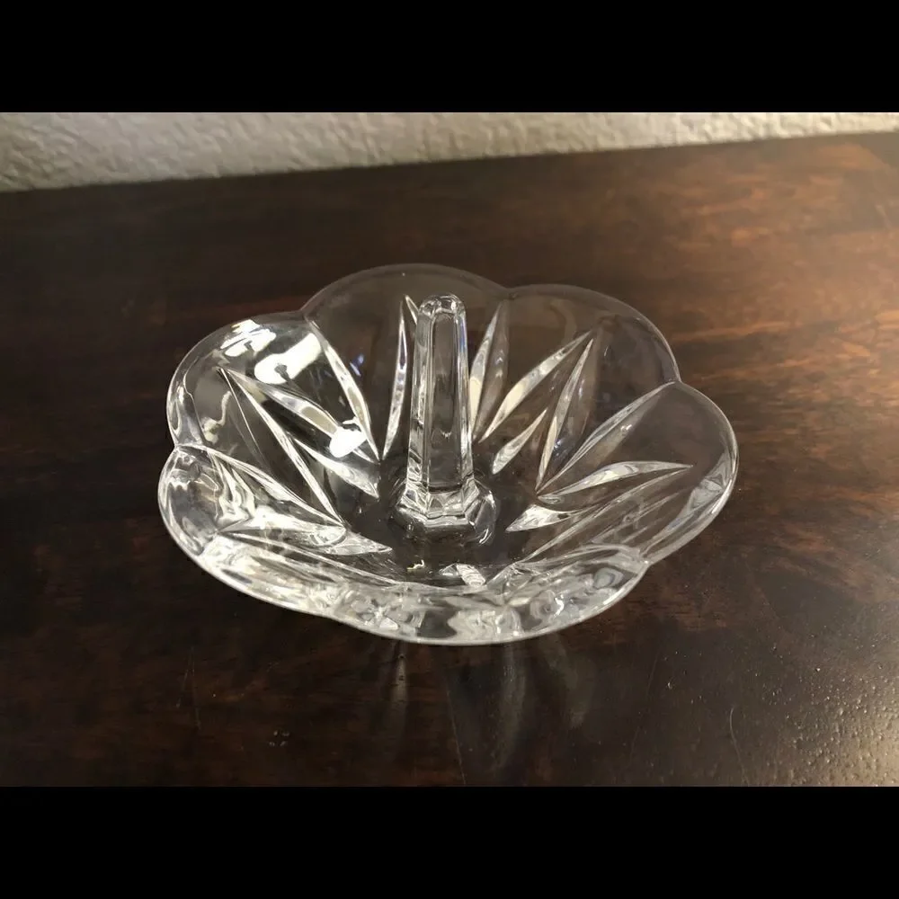 Crystal Ring Holder Jewelry Trinket Tray